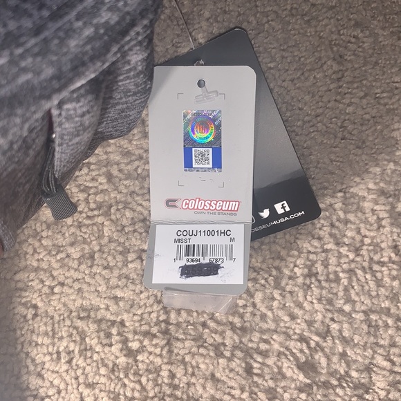 Heather Grey/Maroon/Black MSU Bulldogs Zip Jacket - Picture 8 of 8